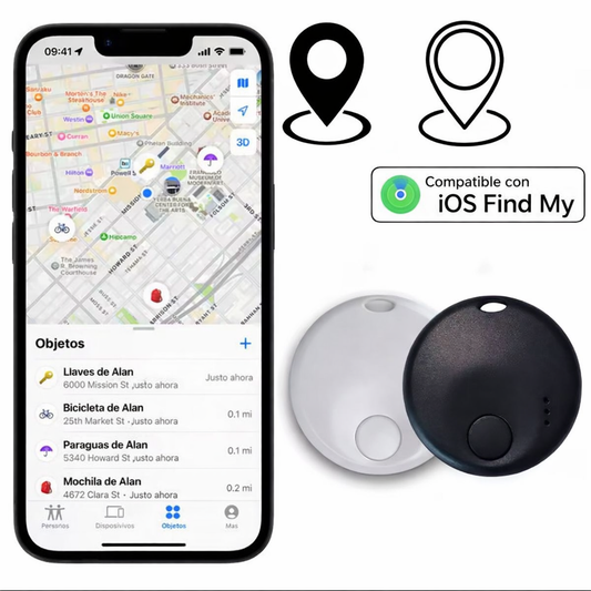 Localizador Inteligente Bluetooth Compatible con Iphone iOS Find My Rastreador GPS