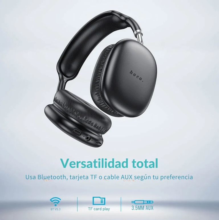 Audífono Bluetooth Hoco W35 Air 45hrs Para iPhone O Android
