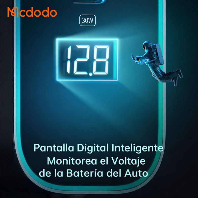 Cargador De Carro Carga Super Rapida 5 En 1 Tipo C Usb 107w
