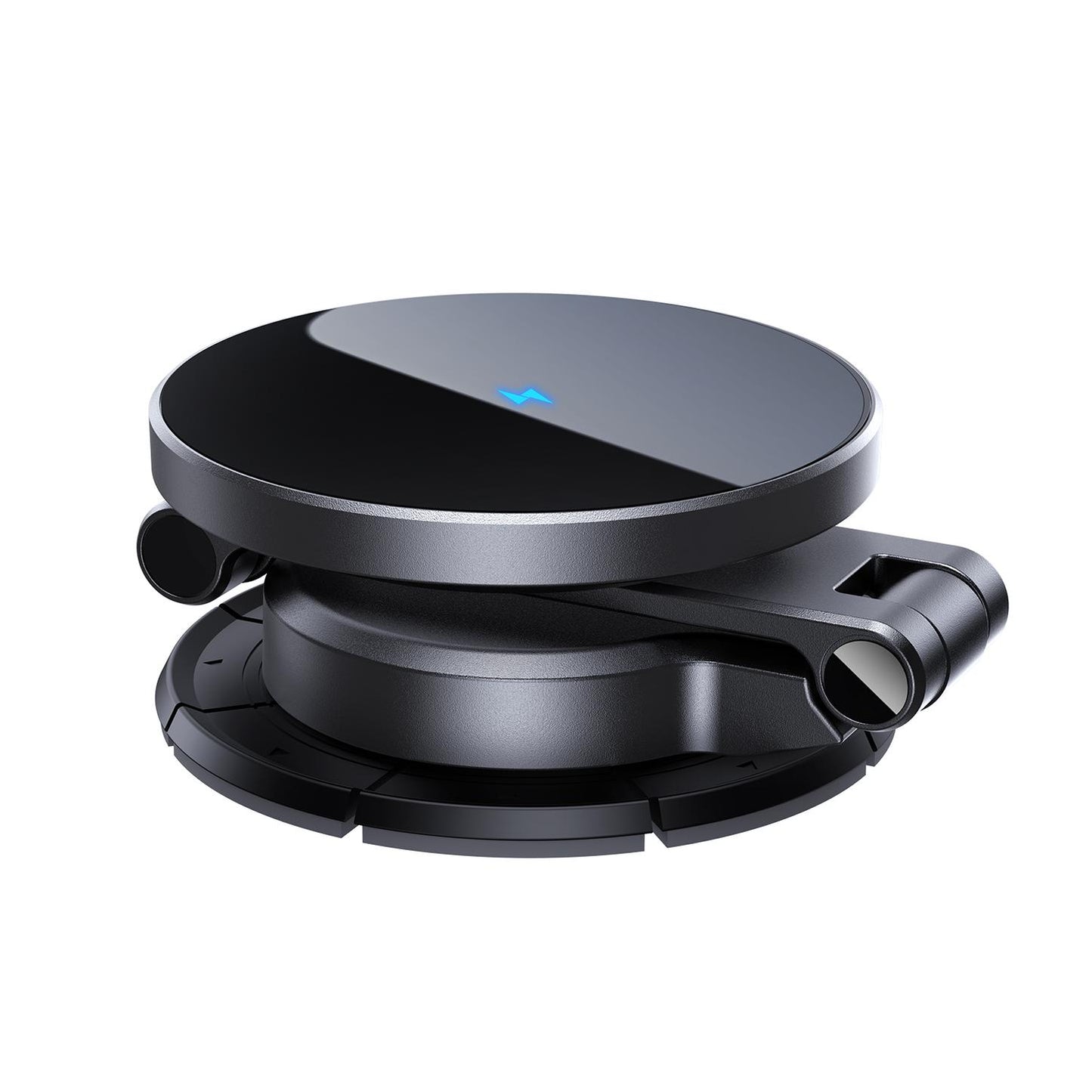 Soporte De Carro Cargador Magnético 15w Carga Rapida Inalámbrica Negro