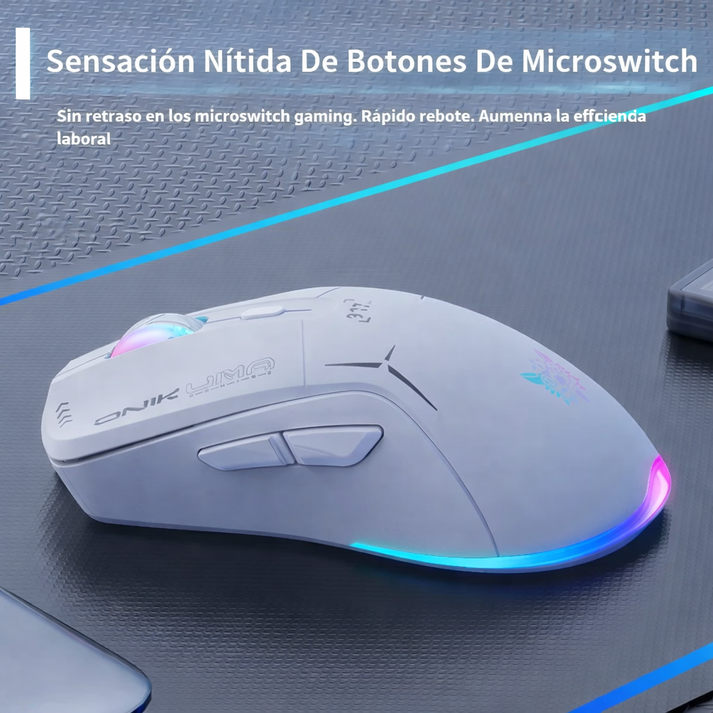 Mouse Gamer Onikuma Recargable Inalámbrico CW917