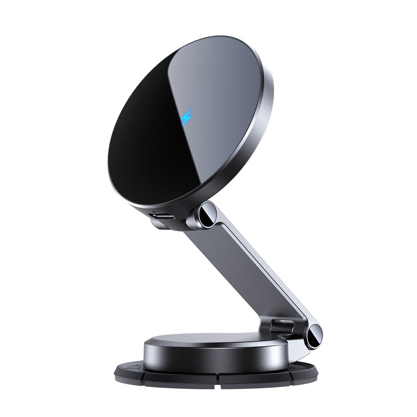 Soporte De Carro Cargador Magnético 15w Carga Rapida Inalámbrica Negro